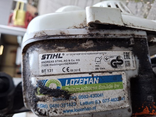 Grondboor, stihl, bt131 - afbeelding 6 van  7