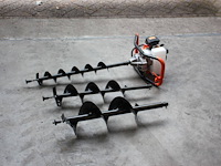 Grondboor tools ft4006 benzine nieuw met diverse boren - afbeelding 1 van  1