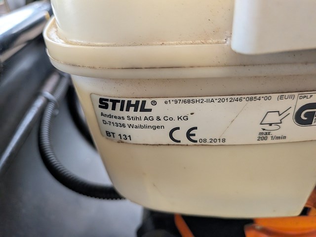 Grondboormachine 1 mans 2 takt stihl, bt 131, bouwjaar 2018 - afbeelding 4 van  5