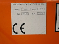 Grondfreesmachine - 15pk - benzine, barreto, e1620b, 2019 - afbeelding 8 van  18