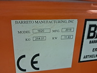Grondfreesmachine - 15pk - benzine barreto, e1620b, bouwjaar 2019 - afbeelding 10 van  21