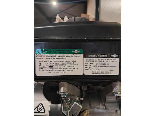 Grondfreesmachine - 5,5pk - benzine benassi, bl6000, bouwjaar 2019 - afbeelding 10 van  33