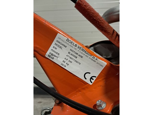 Grondfreesmachine - 5,5pk - benzine benassi, bl6000, bouwjaar 2019 - afbeelding 15 van  33