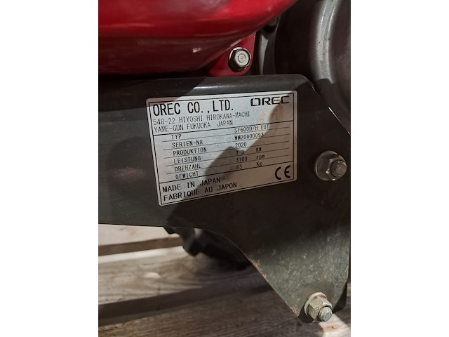 Grondfreesmachine - 6pk - benzine, herkules / orec, sf600d, 2020 - afbeelding 8 van  29