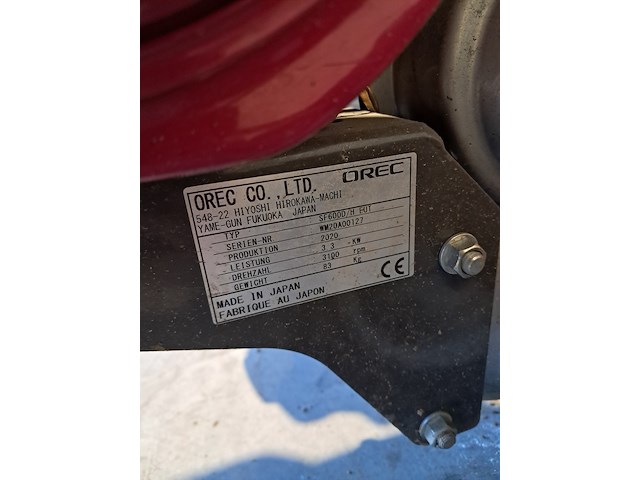 Grondfreesmachine - 6pk - benzine herkules / orec, sf600d, bouwjaar 2020 - afbeelding 27 van  30