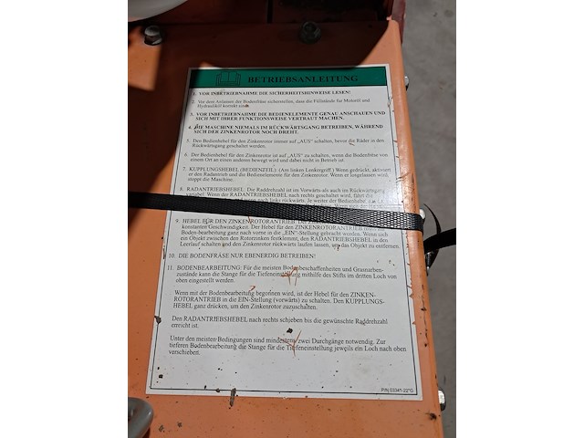 Grondfreesmachine 16pk benzine, barreto, e1620b, 2012 - afbeelding 37 van  43