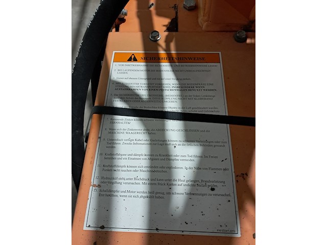 Grondfreesmachine 16pk benzine, barreto, e1620b, 2012 - afbeelding 38 van  43