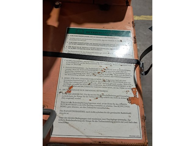 Grondfreesmachine 16pk benzine barreto, e1620b, bouwjaar 2012 - afbeelding 41 van  49