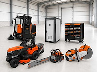 Grondverzetmachines, stihl tuingereedschappen, heftrucks, en kantoorunits