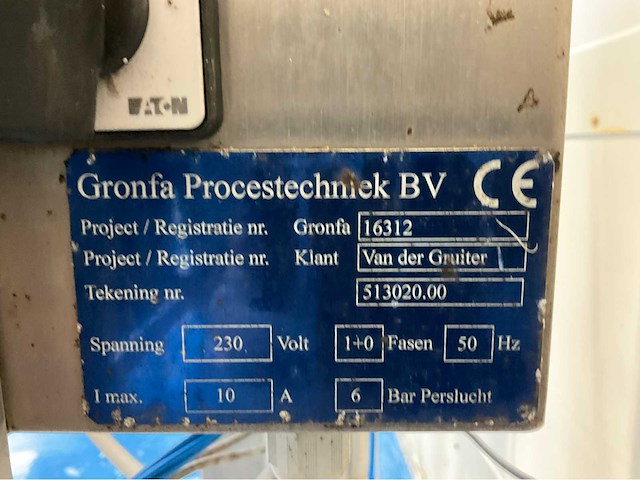 Gronfa / scanvaegt sv10 rvs meng- & weegunit - afbeelding 2 van  13