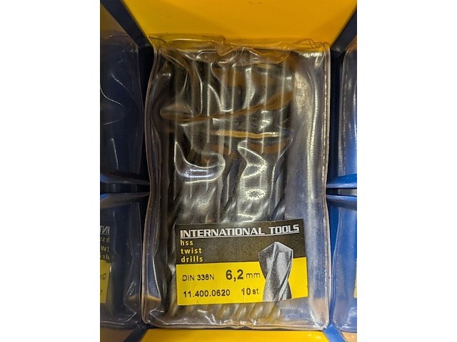 Groot assortiment metaal boren, international tools - afbeelding 9 van  31
