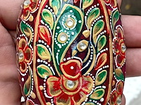 Groot decoratief | geverfd mineraal | 1064ct, robijnrood - afbeelding 3 van  6