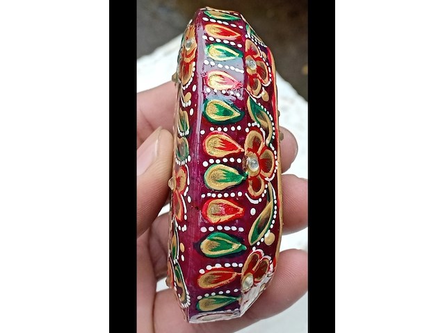 Groot decoratief | geverfd mineraal | 1064ct, robijnrood - afbeelding 4 van  6