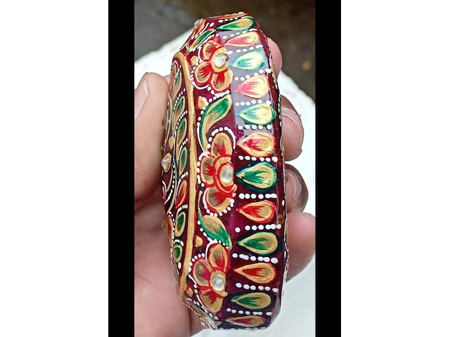 Groot decoratief | geverfd mineraal | 1064ct, robijnrood - afbeelding 5 van  6