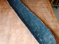Groot, handgesneden en handbeschilderd houten wandmasker in traditionele tribale stijl - afbeelding 5 van  5
