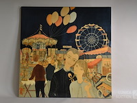 Groot houten kunstwerk - afbeelding 2 van  10