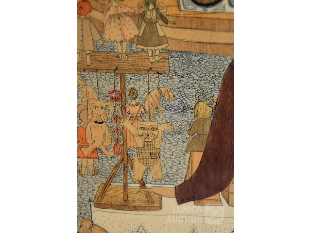 Groot houten kunstwerk - afbeelding 6 van  10