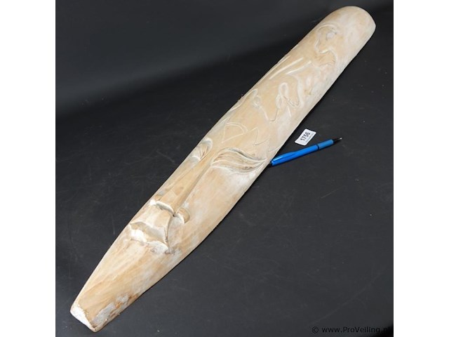 Groot in hout gesneden masker - afbeelding 1 van  5