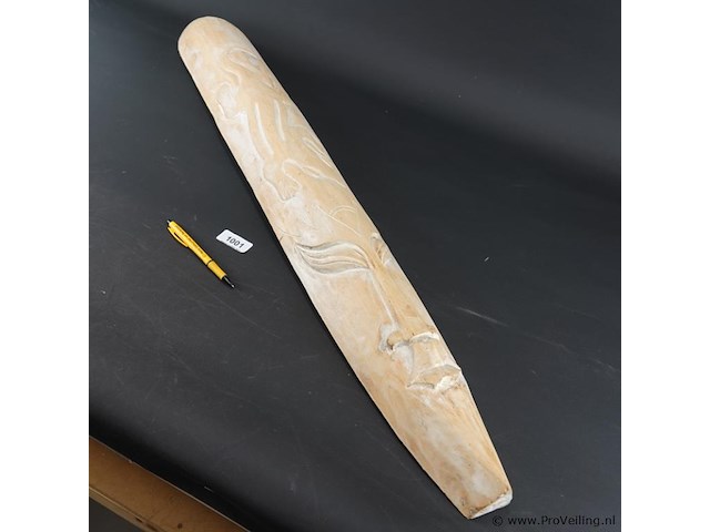 Groot in hout gesneden masker - afbeelding 2 van  5