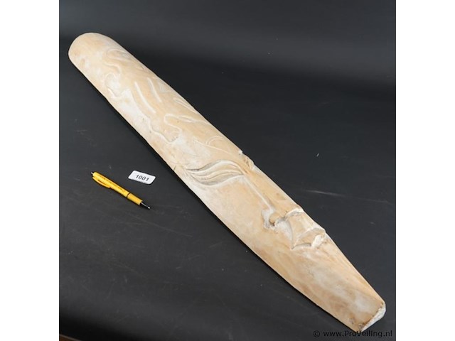 Groot in hout gesneden masker - afbeelding 1 van  5