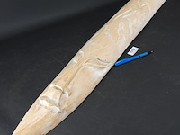 Groot in hout gesneden masker - afbeelding 1 van  5