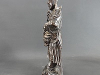 Groot in rozenhout gesneden een van de acht onsterfelijken - afbeelding 3 van  5