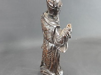 Groot in rozenhout gesneden een van de acht onsterfelijken - afbeelding 4 van  5