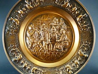 Groot koperen bord - afbeelding 2 van  5