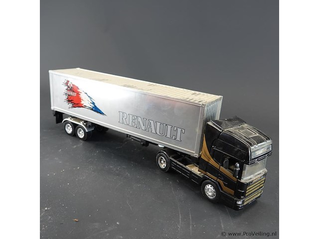 Groot kunststof schaalmodel vrachtwagen - afbeelding 4 van  5