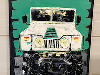 Groot modern olieverf schilderij op canvas - afbeelding 1 van  6