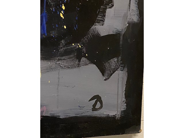 Groot modern olieverf schilderij op canvas - afbeelding 5 van  6