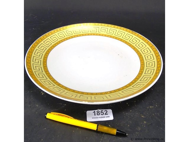 Groot porseleinen bord - afbeelding 1 van  5