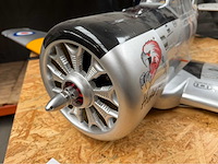 Groot rc modelvliegtuig warbird trainer “slightly dangerous” – spanwijdte ca. 1,8-2,0 meter - afbeelding 4 van  9