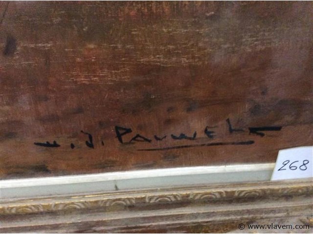 Groot schilderij pauwels b:143 h 122 - afbeelding 2 van  4