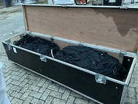 Groot sterrendoek met controller in flightcase