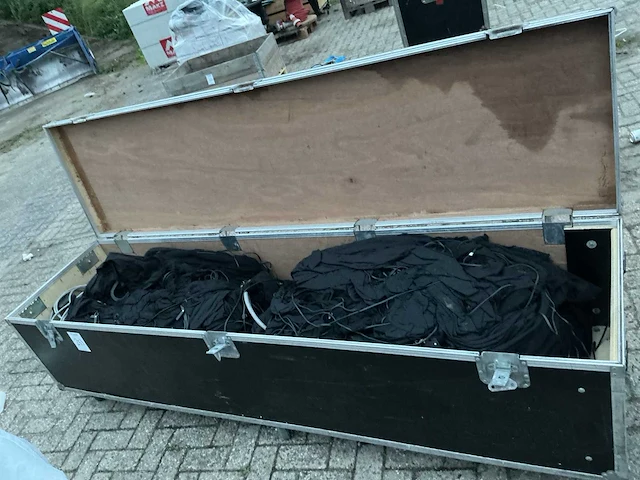 Groot sterrendoek met controller in flightcase - afbeelding 2 van  5