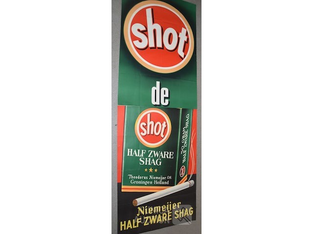 Groot vintage reclame affiche - afbeelding 1 van  4