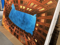 Groot wanddoek/canvas stadsgezicht 140x210 - afbeelding 4 van  6