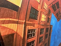 Groot wanddoek/canvas stadsgezicht 140x210 - afbeelding 5 van  6