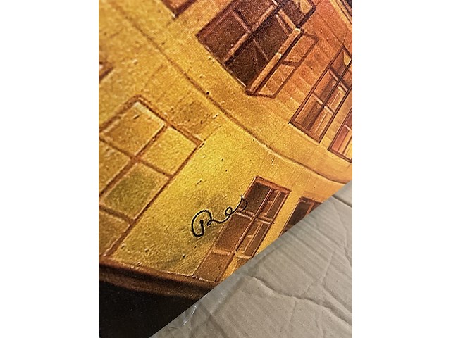 Groot wanddoek/canvas stadsgezicht 140x210 - afbeelding 6 van  6