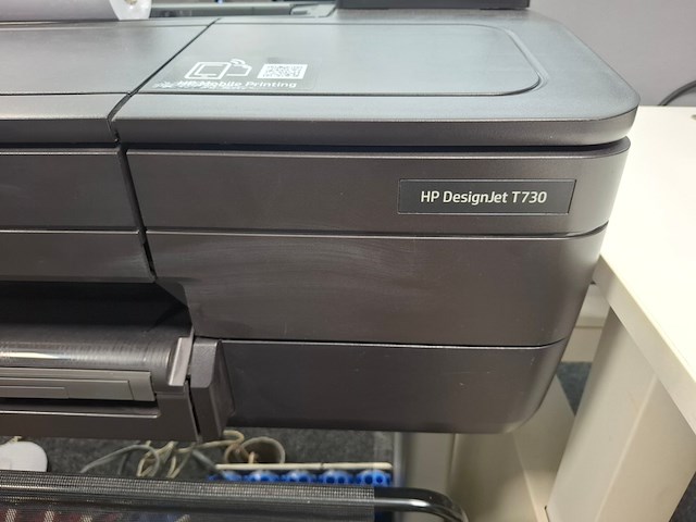 Grootformaat printer hp, designjet t730, bouwjaar 2019 - afbeelding 4 van  6