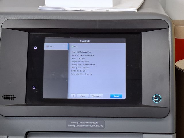 Grootformaat printer hp, latex 300, bouwjaar 2023 - afbeelding 7 van  9