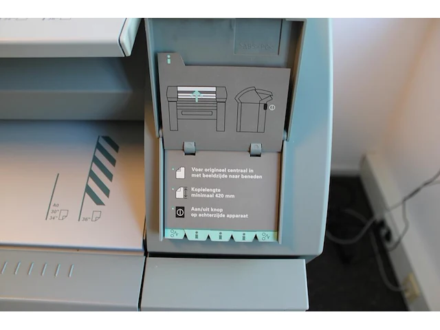 Grootformaatprinter oce 7056. maximale breedte a0 - afbeelding 5 van  6
