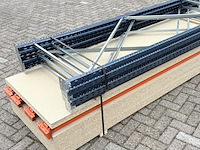 Grootvakstelling ±11,05m lang, 0,8m diep mecalux, gedemonteerd - afbeelding 1 van  3