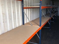Grootvakstelling ±11,3m lang, 0,6m diep, mecalux, gedemonteerd - afbeelding 2 van  4