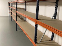 Grootvakstelling ±11,8m lang, 0,6m diep mecalux, gedemonteerd - afbeelding 3 van  9