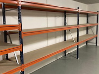 Grootvakstelling ±11,8m lang, 0,6m diep mecalux, gedemonteerd - afbeelding 5 van  9