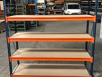 Grootvakstelling ±1,5m lang, 0,6m diep mecalux, gedemonteerd - afbeelding 2 van  4