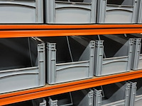 Grootvakstelling ±3,8m lang +32 bakken 60x40x32cm mecalux, gedemonteerd - afbeelding 6 van  7