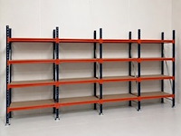 Grootvakstelling ±4,05m lang, 0,5m diep mecalux, gedemonteerd - afbeelding 1 van  5